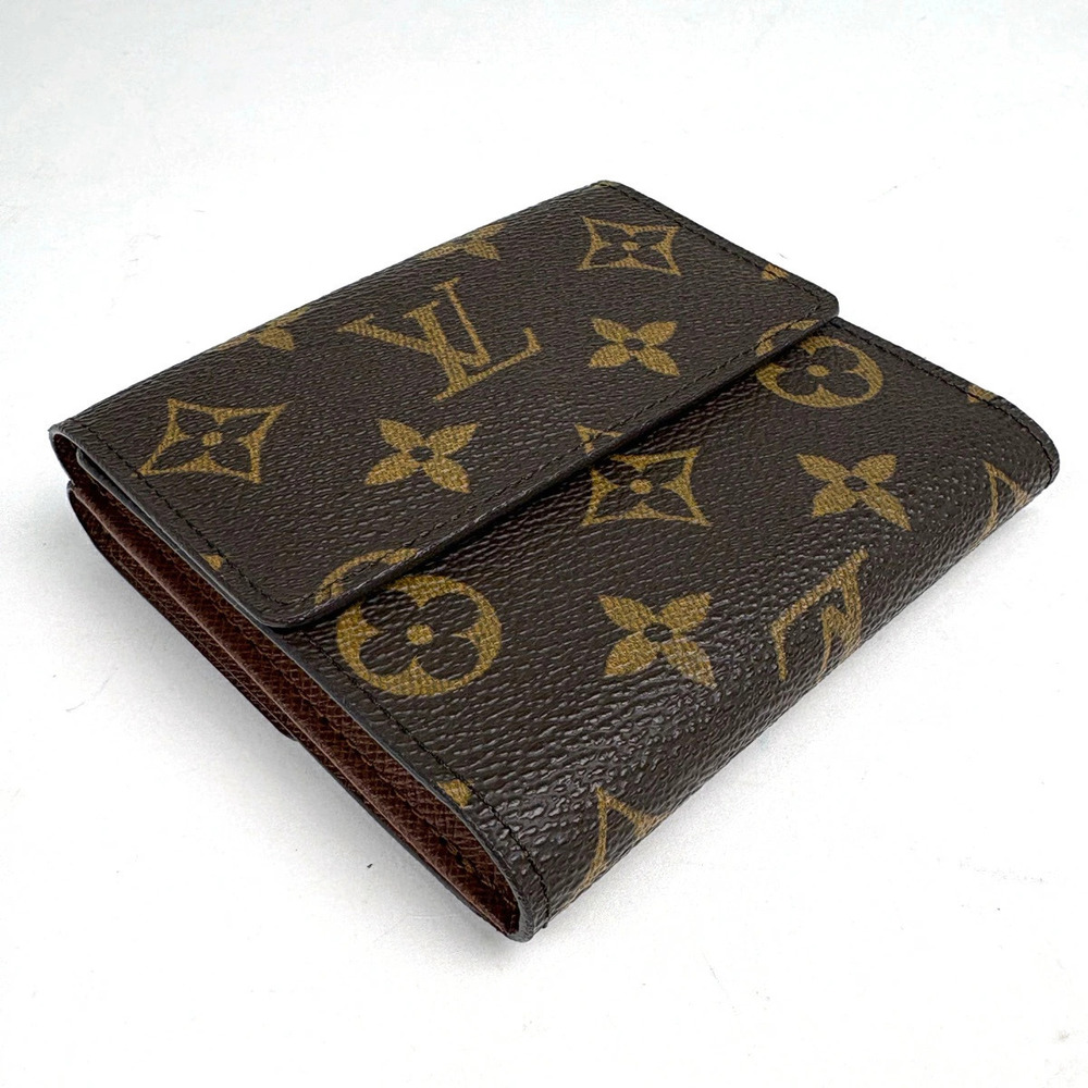 Louis Vuitton Bi Credit Monnaie Carte fold Porte Wallet Brown Billet Monogram